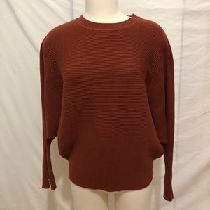 Philosophy ribbed knit dolman sleeve top